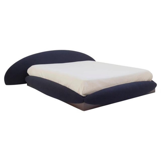 Wood Romeo Bed in Poplar and Oak Veneer by Softhouse For Sale - Image 7 of 7