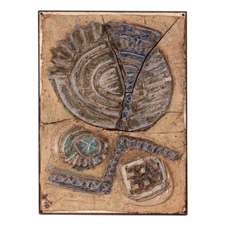 Large Wall Tile from Tue Poulsen, 1970s For Sale