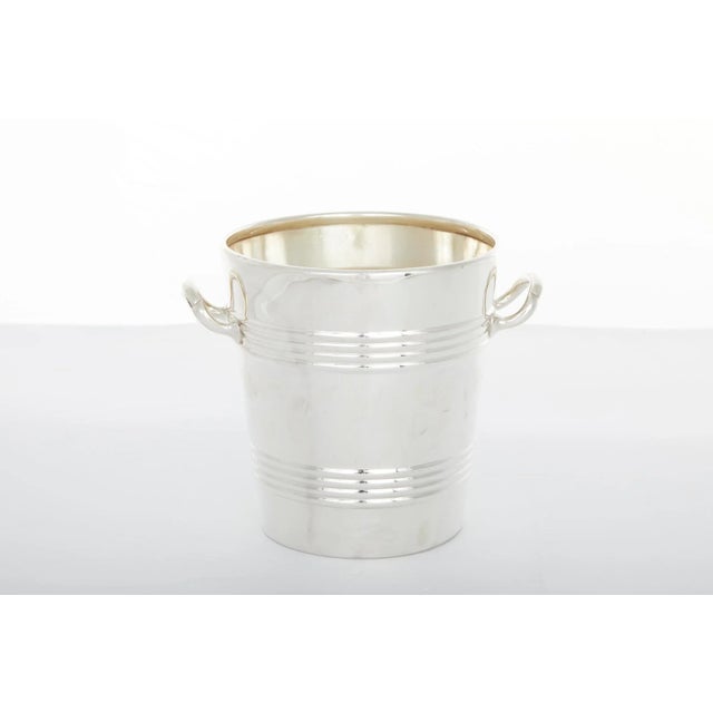 Mid 20th Century Vintage English Silverplate Barware Wine Cooler / Stand For Sale - Image 5 of 11