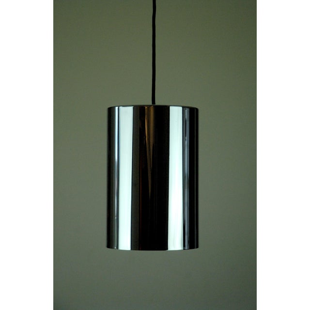 1970s Chrome Sektor Pendant Lamp by Jo Hammerborg for Fog & Morup. 1970s For Sale - Image 5 of 11