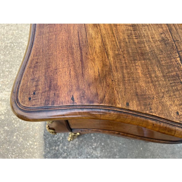 Wood Fine 18th Century French Regence Period Walnut Commode With Ormolu Mounta For Sale - Image 7 of 7