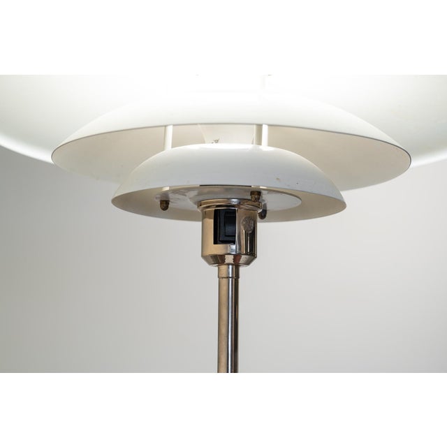 Mid-Century Danish Metal Table Lamp, 1960s For Sale - Image 6 of 12