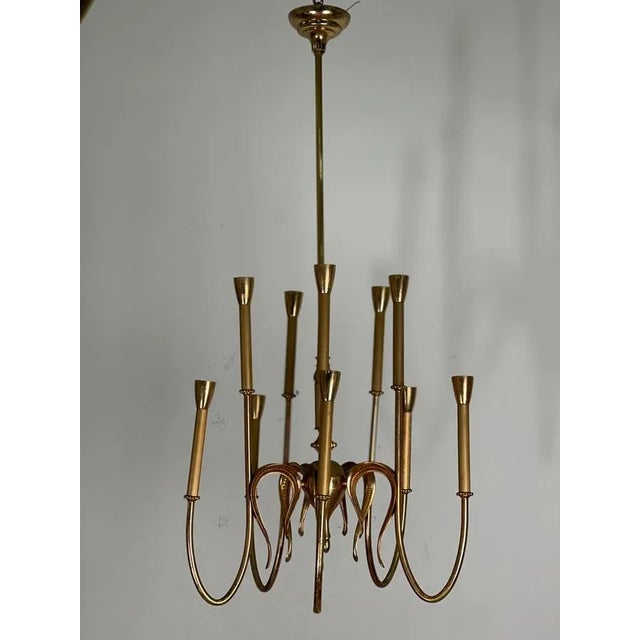10-Light Chandelier by Ulrich For Sale - Image 3 of 14