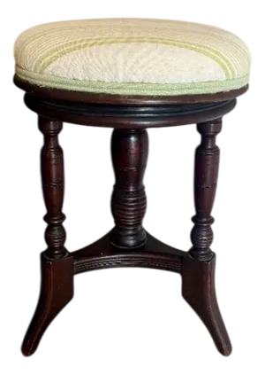 Antique Edwardian Mahogany Revolving Stool, 1900