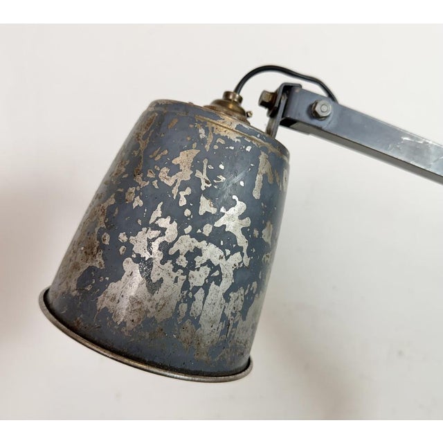 1960s Vintage Industrial Adjustable Table Lamp from Memlite, 1960s For Sale - Image 5 of 18