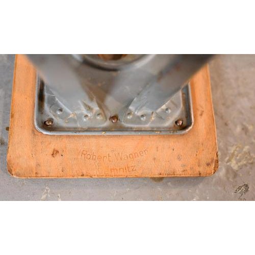 Paint Industrial Factory Stool by Rowac, 1930s For Sale - Image 7 of 11