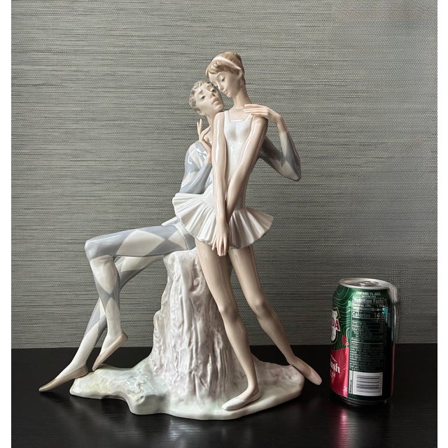 This exquisite vintage Lladró porcelain figurine titled "Idyl" (Idilio), reference #1017, was designed by renowned...