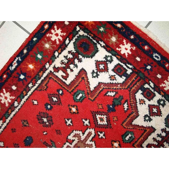 Traditional 1970s Handmade Vintage Persian Hamadan Rug 2.4' X 4.4' For Sale - Image 3 of 10
