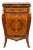 French Louis XVI-Inspired Commode – Elegant Marquetry Cabinet With Marble Top & Gilded Gold Leaf Details For Sale