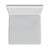 Wood Serienna 24.5 in. Seat Height Rectangular Rattan Low Back Counter Stool, White/Gray Dot / Natural Rattan Frame For Sale - Image 7 of 8