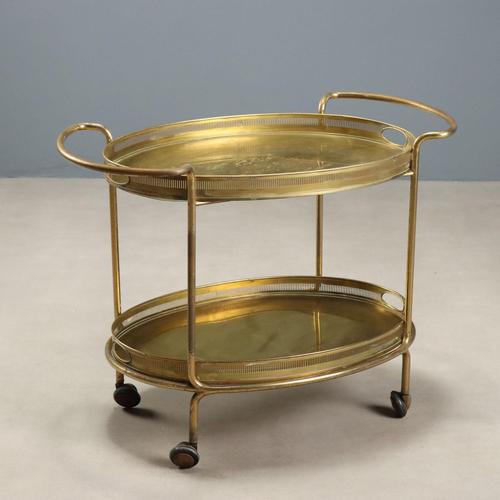 Vintage Brass Trolley, 1960s For Sale - Image 15 of 15