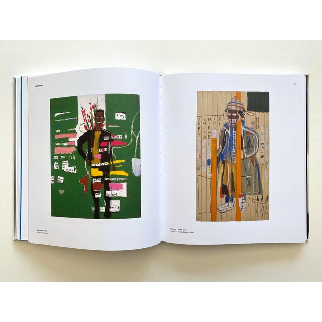 Navy Blue Jean Michel Basquiat " Now's the Time " Rare Hardcover Exhibition Art Book For Sale - Image 8 of 13