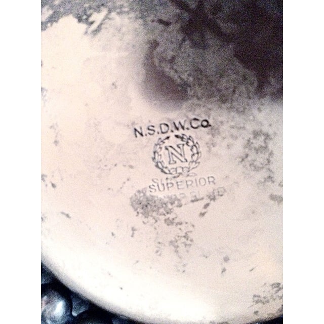 Silver Ice Bucket with Mercury Glass Liner Chairish