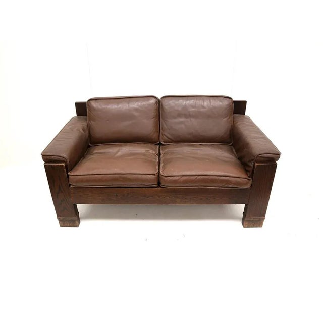 Leolux Mid-Century Modern Sofa in Leather by Harry De Groot for Leolux, 70s For Sale - Image 4 of 6
