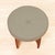 Wood Mid Century Astro Vanity Stool by G Plan in Teak and Olive Greige For Sale - Image 7 of 10