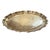 English Vintage Reed & Barton Chippendale Silver Plate Floral Serving Tray 14” For Sale - Image 3 of 14