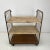 Industrial 3 shelves cart made of iron and wood. All parts are original. The entire cart has been thoroughly cleaned and...