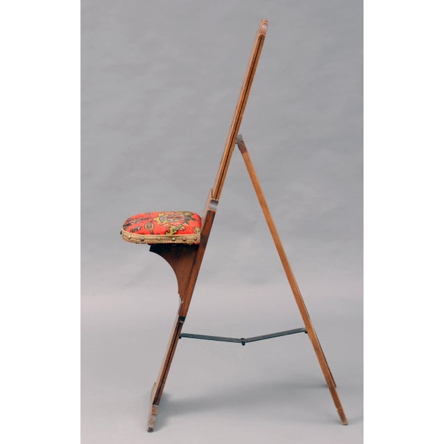 English Traveling Combination Artist's Chair and Easel For Sale - Image 3 of 7