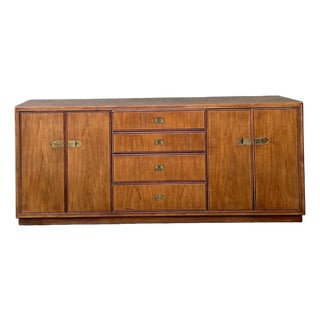 Vintage Drexel Brass Pull Dresser For Sale