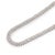 Modern Vintage 3.00 Carat Diamond 18k White Gold Tennis Bracelet For Sale - Image 3 of 5