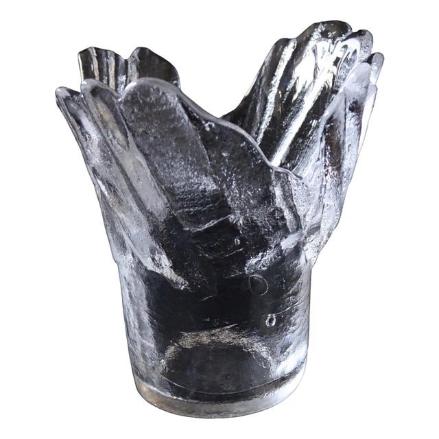 Vintage Istappsvasen Vase from Lindshammar, Sweden For Sale