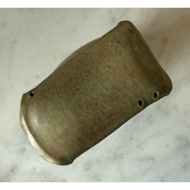 Green Vintage Handmade Studio Art Pottery Sculpture For Sale - Image 8 of 10