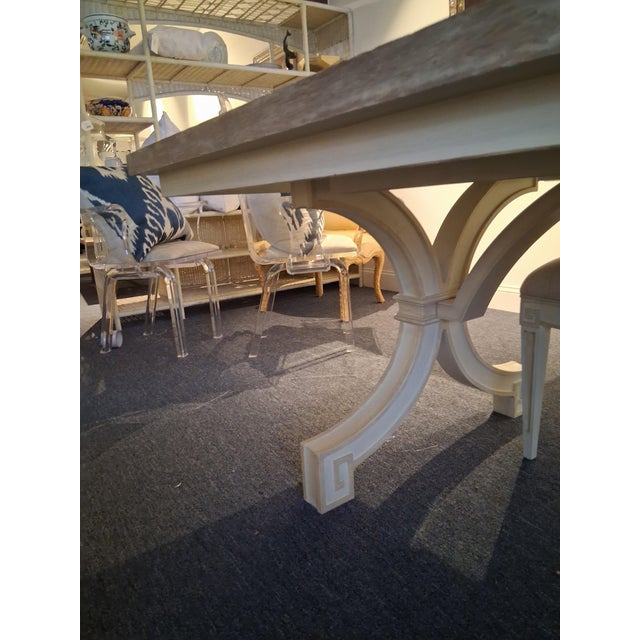 Transitional Stanley Dining Table and 6 Chairs For Sale - Image 3 of 6