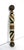 Vintage Folk Art Painted Small Barber Pole For Sale - Image 13 of 13