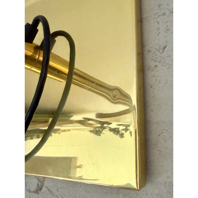 1980s Postmodern Italian Brass Torchieres From Relux Milano - a Pair For Sale In Miami - Image 6 of 7