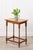 This charming honey oak side table features turned barley twist legs that are complemented by a rich tiger oak wood grain...