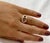 Diamond, Citrine, Blue Topaz Ring in 18 Karat Yellow Gold 7.9 Gm, Size 7 For Sale - Image 4 of 8