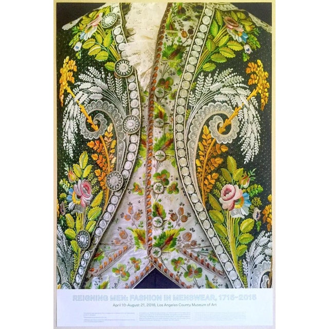 Reigning Men : Fashion in Menswear 1715 - 2015 Los Angeles County Museum of Art Exhibition Poster For Sale - Image 11 of 11