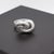 Late 20th Century Vintage Puig Doria Sterling Silver Pretzel Knot Band Ring For Sale - Image 5 of 10