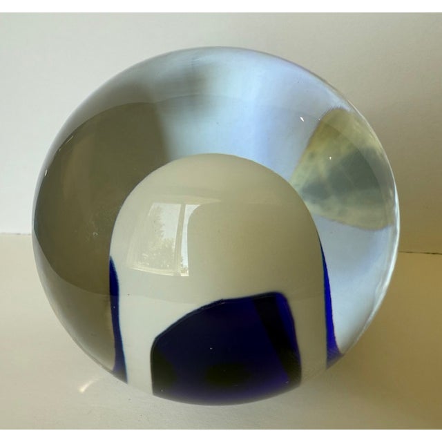 Glass Post-Modern Art Glass Paperweight / Sculpture by Svoboda Karlov For Sale - Image 7 of 10