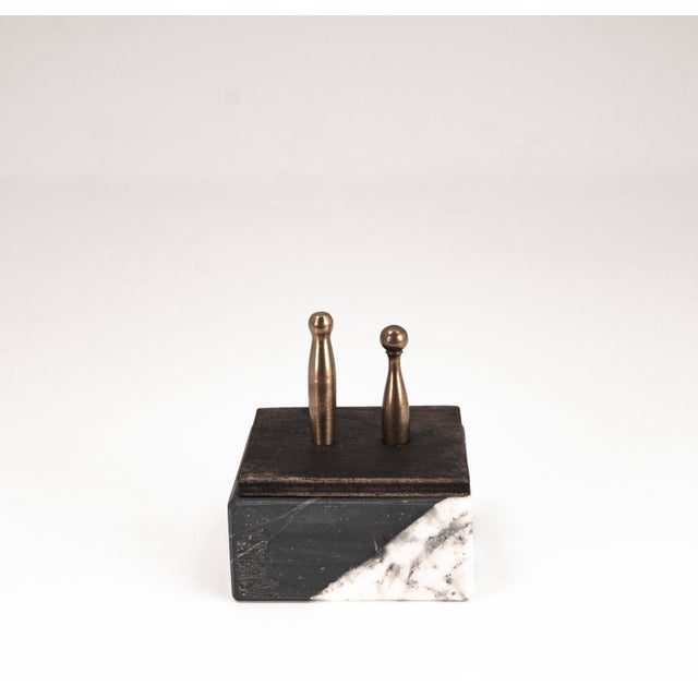 Mensch Ärgere Dich Nicht Game Pieces in Brass, 1960s, Set of 4 For Sale - Image 9 of 15