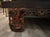 Chinese Ornate Hand Carved Chinese Canopy Wedding Bed With Mirrored Sideboard For Sale - Image 3 of 15