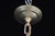 Vintage White Glass Gold 6 S Arm Chandelier For Sale - Image 16 of 16
