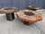 1960s Set of 3 Paul Kingma Style Brutalist Slate Tile Tables For Sale - Image 10 of 11