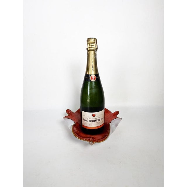 Italian Red Glass Ashtray, France, 1960s For Sale - Image 3 of 10