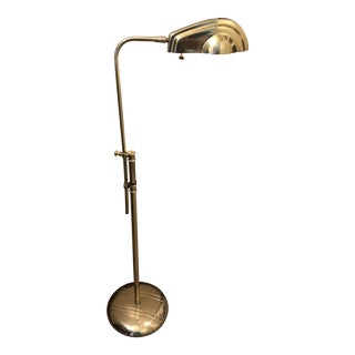 Brass Adjustable Floor Lamp by Sunset Lamp Company 1988 For Sale