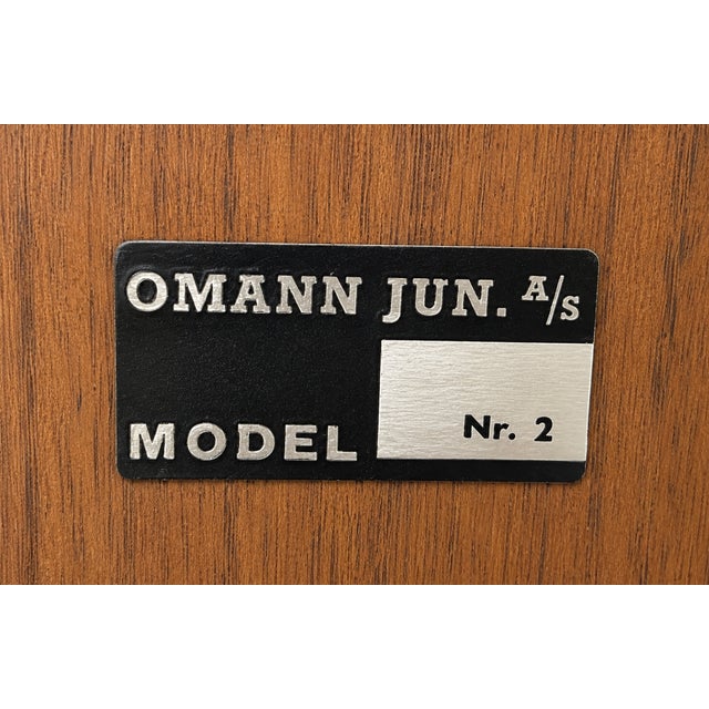 Mid Century Danish Rosewood Credenza | Sideboard Dresser by Omann Jun, Denmark, C. 1960s For Sale - Image 16 of 16