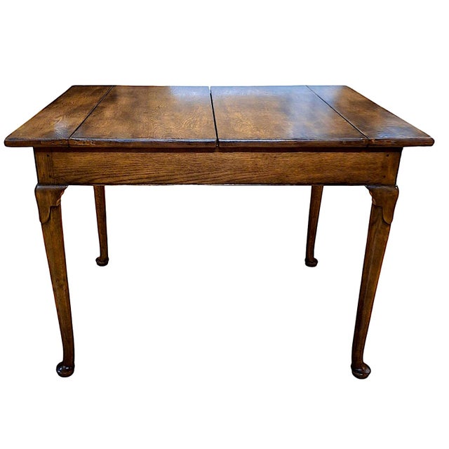 English Antique English Oak Changeable Multi-Game Table For Sale - Image 3 of 13