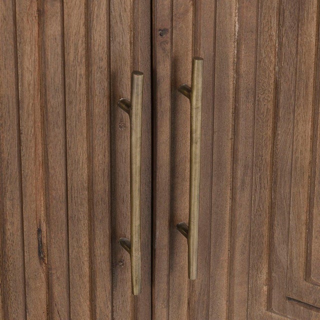 Modern Prism Walnut Buffet Credenza For Sale In Los Angeles - Image 6 of 7