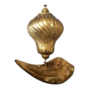Vintage Italian Art Deco Brass Water Cistern & Basin/Lavabo by Egidio Casagrande