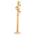 Vintage Travertine and Ash Wood Coat Rack by Ettore Sottsass, 1980s For Sale - Image 10 of 10