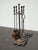 Share Set of Four Vintage French Country Black Cast Iron Fireplace Tools For Sale In Los Angeles - Image 6 of 17