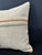 Contemporary Turkish Hemp Pillow Cushion Natural Beige Orange Cushion Cover 20"x20" For Sale - Image 3 of 4