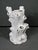 Ceramic White Ceramic Faux Bois Tree Trunk Tulipiere Vase With 18 Openings Centerpiece For Sale - Image 7 of 10