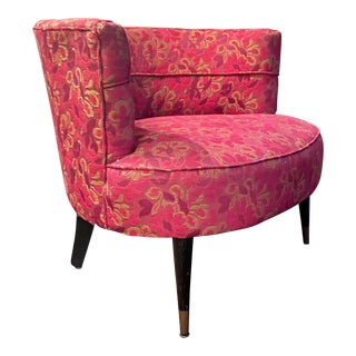 Mid Century Lounge Chair - All Original Upholstery and Sabot Legs For Sale