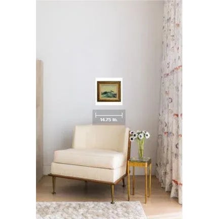 Chester Dixon Snowden 1 Blue Toned Impressionist Seascape with Fishermen Landscape Painting 20th Century For Sale - Image 9 of 11